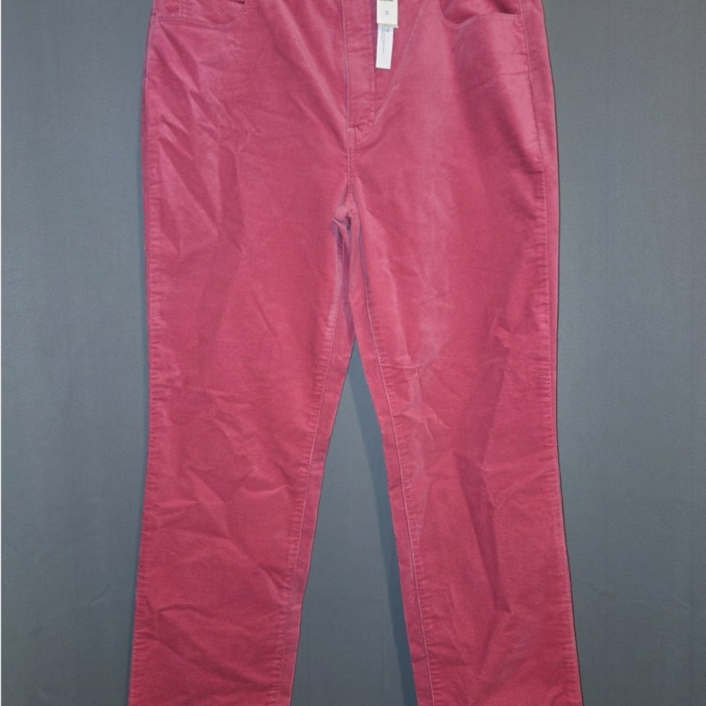 Talbots Raspberry Pink Boot-Cut Jeans - Picture 3 of 4